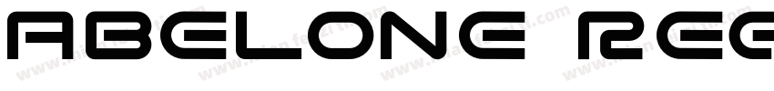 abelone regular字体转换